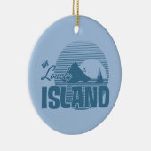 Dookie Insel - Blau Keramikornament (Rechts)