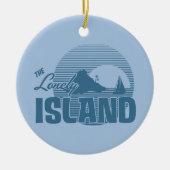 Dookie Insel - Blau Keramikornament (Vorne)