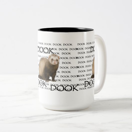 DOOKING FRETTCHEN ZWEIFARBIGE TASSE (VorderseiteRechts)