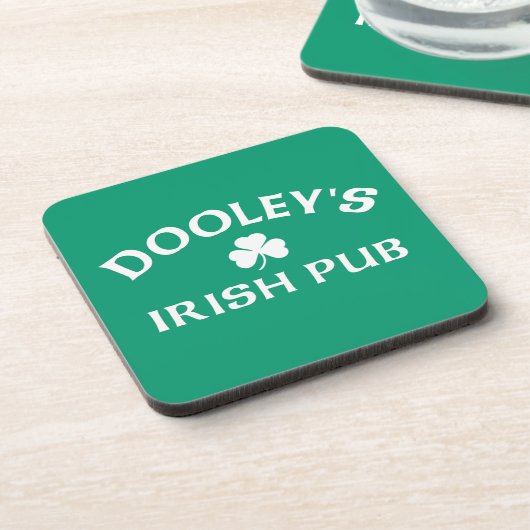 Dooley's Irish Pub Getränkeuntersetzer (Linke Seite)