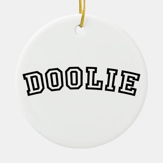 DOOLIE KERAMIK ORNAMENT (Vorne)