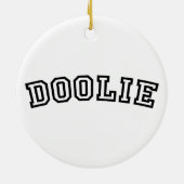 DOOLIE KERAMIK ORNAMENT (Hinten)