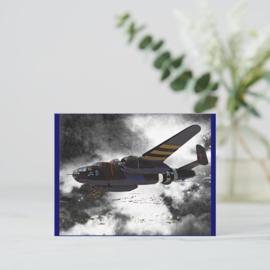 Doolittles Raiders B-25 Postkarte (Stehend Vorderseite)