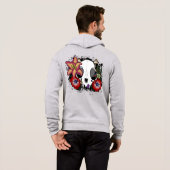 Doom and Bloom Cat Skull Hoodie (Schwarz voll)