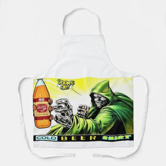 Doom-Day Cold Beer Shirt Schürze (Vorderseite)