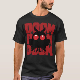 DOOM DOOM DOOM Kawaii Mothman Kryptid T-Shirt