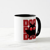 DOOM DOOM DOOM Kawaii Mothman Kryptid Tasse (VorderseiteRechts)