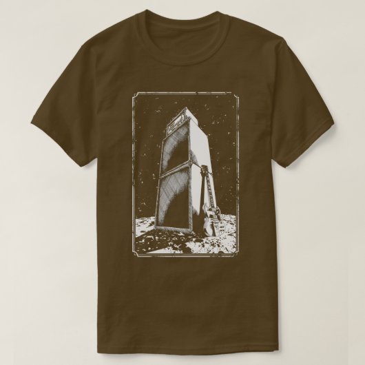 Doom Metal Verstärker Stackrohr Gitarre schwere s T-Shirt (Design vorne)