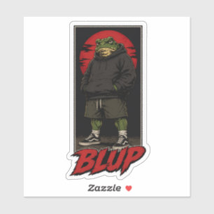 Doom The Toad Streetwear Charakter Grafik Aufkleber