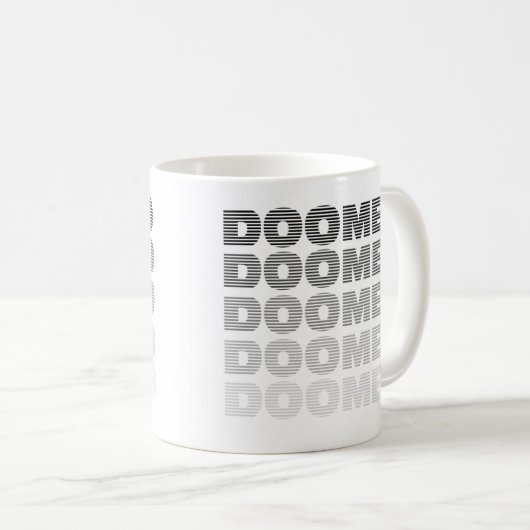 Doomed Throw Kaffeetasse (VorderseiteRechts)