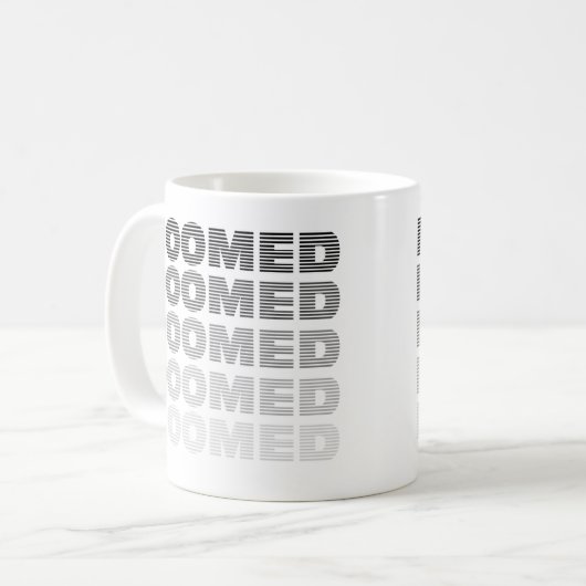 Doomed Throw Kaffeetasse (Vorderseite Links)