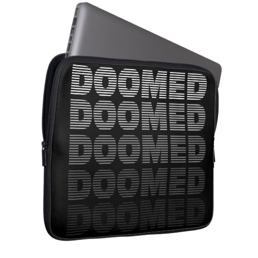 Doomed Throw Laptopschutzhülle (Vorne Rechts)