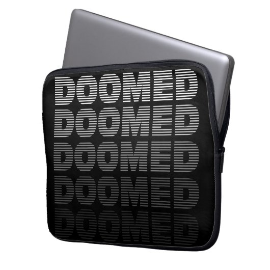 Doomed Throw Laptopschutzhülle (Vorderseite Links)
