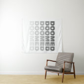 Doomed Throw Wandteppich (Beispiel (Horizontal))