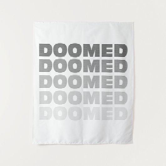 Doomed Throw Wandteppich (Vorderseite)