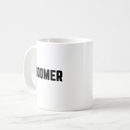 Doomer Kaffeetasse (Vorderseite Links)