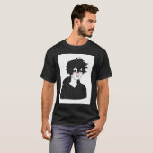 Doomer-Typ E Boy fühlt Wojak Meme T-Shirt (Vorne ganz)