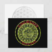 Doomsday - I survived Maya Prophecy Postkarte (Vorne/Hinten)
