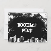 Doomsday Party Spezielle Einladung (Rückseite)