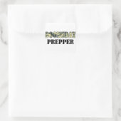 DoomsDay Prepper Quadratischer Aufkleber (Tasche)