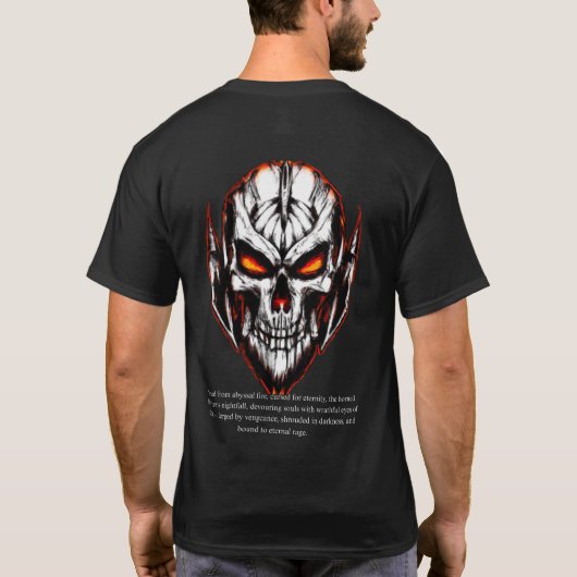 "Doomshade Gothic Skull" T-Shirt (Rückseite)