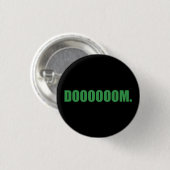 DOOOOM (in grün) Button (Vorne & Hinten)