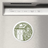 'Door 2 Heart' - Magnet (In Situ (Geschirrspüler))