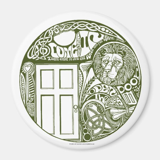 'Door 2 Heart' - Magnet (Vorne)