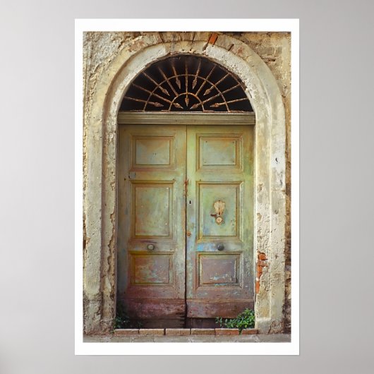 Door-Acciaroli, Italien Poster (Vorne)