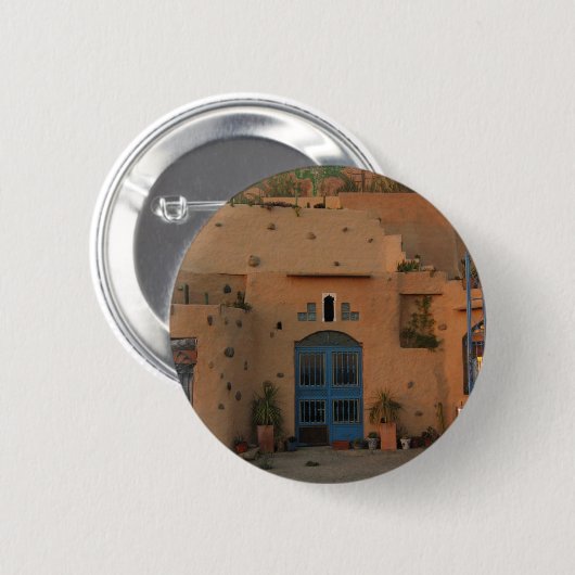 Door Cool Clay House Foto Rund Abzeichen Button (Vorne & Hinten)