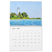 Door County Leuchtturm-Aquarell Kalender (Mär 2027)