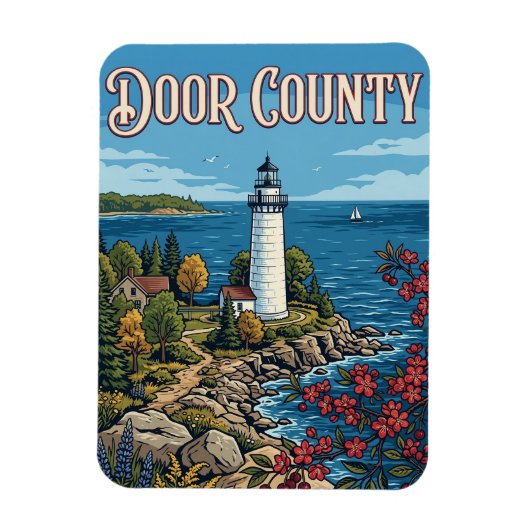 Door County Magnet (Vertikal)
