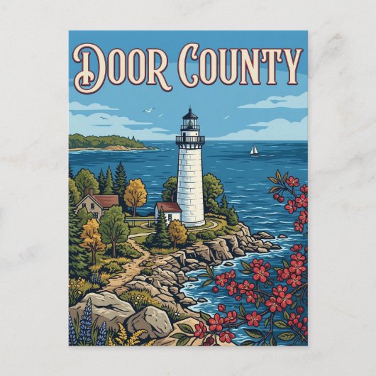 Door County Postkarte (Vorderseite)