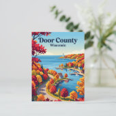Door County USA Postkarte (Stehend Vorderseite)