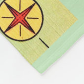 Door County Vintage-Karten-Fleece-Decke Fleecedecke (Ecke)