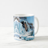 Door County Wisconsin | Frozen Winter   Kaffeetasse (VorderseiteRechts)