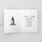 Door County, Wisconsin Illustration and Poem Karte (Innenseite)