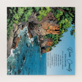 Door County, Wisconsin Illustration and Poem Puzzle (Horizontal)