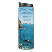 Door County, Wisconsin Illustration and Poem Thermosbecher (Nach rechts gedreht)