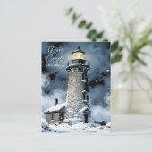 Door County, Wisconsin | Winter Poem Postkarte (Stehend Vorderseite)