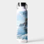 Door County  Wisconsin Winter  Trinkflasche (Vorne)