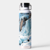 Door County  Wisconsin Winter  Trinkflasche (Rückseite)