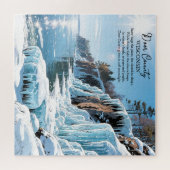 Door County Wisconsin Wintergedicht  Puzzle (Horizontal)