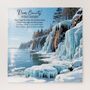 Door County Wisconsin Wintergedicht Puzzle