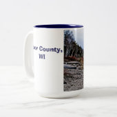 Door County Zwei-Ton Tasse (Vorderseite Links)