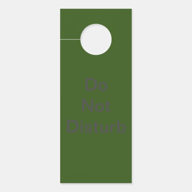 Door Hanger Türanhänger (Vorderseite)