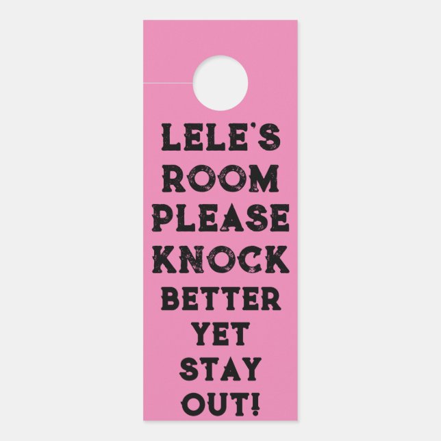 Door Hanger Türanhänger (Vorderseite)