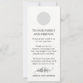 Door Hanger Wedding stört nicht Signalton LCC (Rückseite)