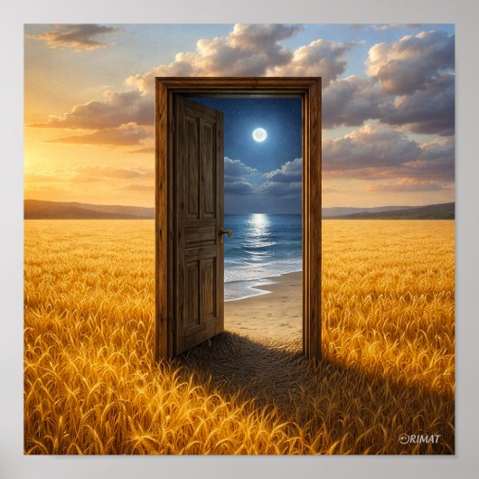 Door in the Wheat Poster (Vorne)