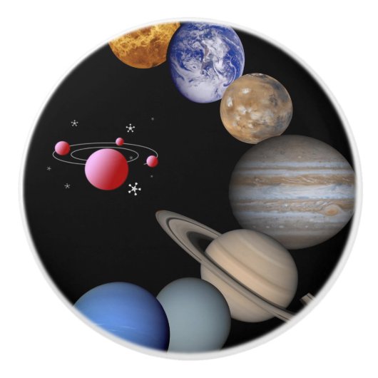 Door Knob Planets  Keramikknauf (Vorderseite)